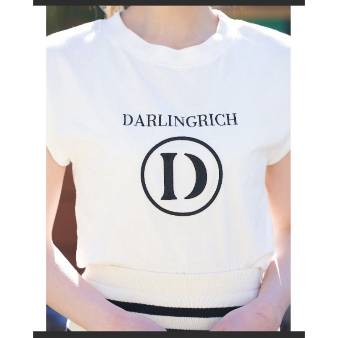 Darich(ダーリッチ)のデザインボックスTシャツ レディースのトップス(Tシャツ(半袖/袖なし))の商品写真