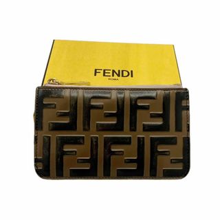 フェンディ(FENDI)の⭐️良品⭐️ フェンディ ズッカ FFロゴ コインカードケース ピンク(コインケース)