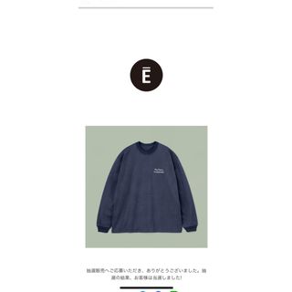 ワンエルディーケーセレクト(1LDK SELECT)のENNOY L/S BORDER T-SHIRTS ネイビー×ホワイト Mサイズ(Tシャツ/カットソー(七分/長袖))