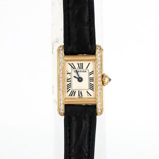 カルティエ(Cartier)のカルティエ ミニタンク YG/D WB200731 YG クォーツ(腕時計)