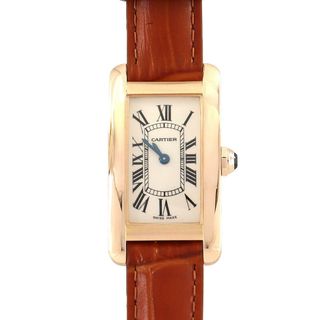 カルティエ(Cartier)のカルティエ タンクアメリカンSM PG W2607456 PG･RG クォーツ(腕時計)