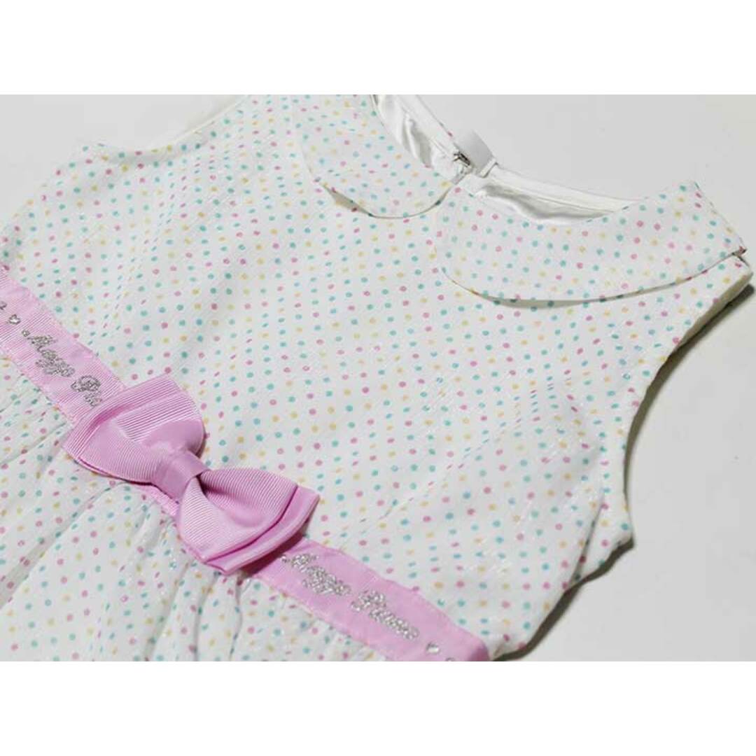 ‡メゾピアノ/mezzo piano‡130cm ノースリーブドレスワンピース 白系子供服 キッズ kids 女の子 夏 726032