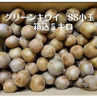 熊本県産　グリーンキウイ　小玉SS　箱込5キロ(フルーツ)