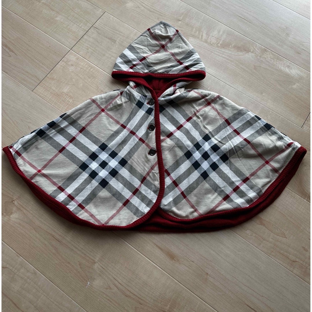 BURBERRY(バーバリー)のBurberry バーバリー ポンチョ キッズ/ベビー/マタニティのベビー服(~85cm)(ジャケット/コート)の商品写真