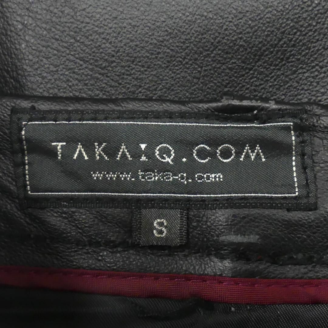 TAKA-Q(タカキュー)のレザーパンツ バイク 本革 タカキュー メンズ 黒 S パンツ 本皮NR3484 メンズのパンツ(その他)の商品写真