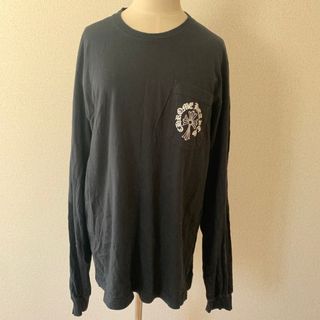 クロムハーツ(Chrome Hearts)の美品　クロムハーツ　ロゴロングTシャツ　メンズ　ロゴＴ(Tシャツ/カットソー(七分/長袖))