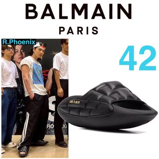 登坂広臣着用 BALMAIN バルマン レザーシャツ 40