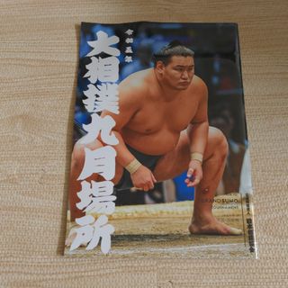 大相撲九月場所　パンフレット(相撲/武道)