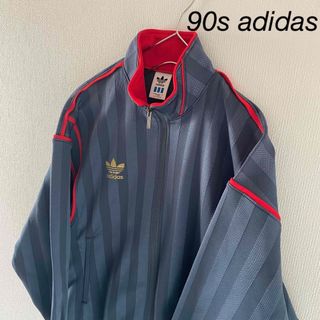 アディダス(adidas)の90sadidasアディダストラックジャケットジャージメンズ長袖ストライプml(ジャージ)