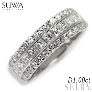 SUWA Pt950 ダイヤモンド リング 1.00ct (リング(指輪))