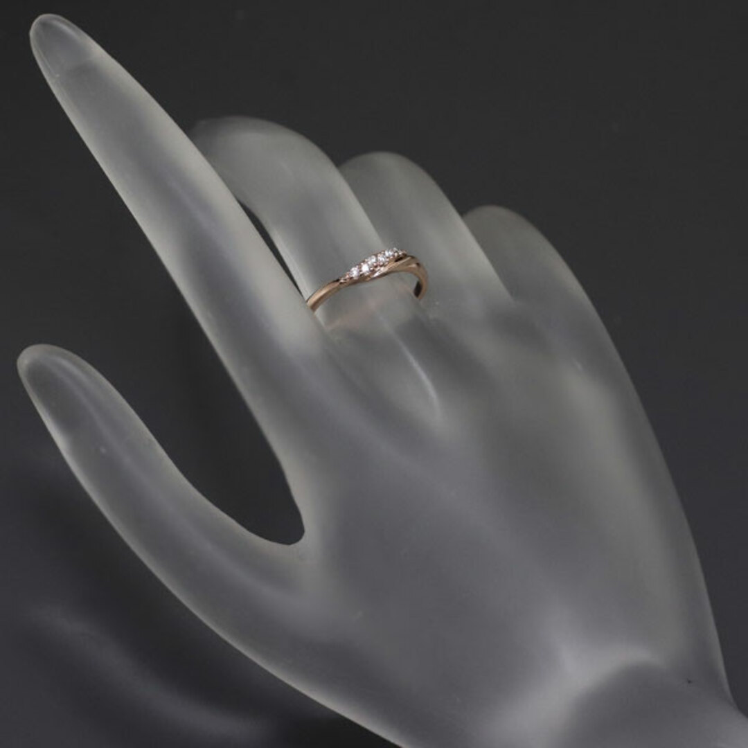 STAR JEWELRY - スタージュエリー K10PG ダイヤモンド リング 0.06ctの