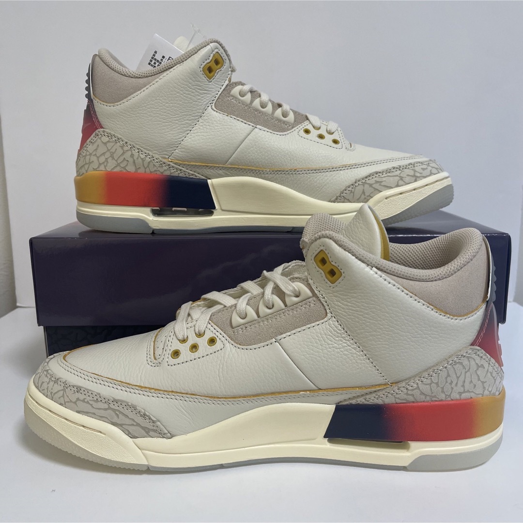 NIKE(ナイキ)の28.0 J Balvin × Nike Air Jordan3 Sunset メンズの靴/シューズ(スニーカー)の商品写真