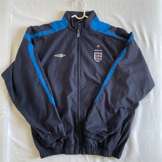 UMBRO England ナイロンジャケット ウィンドブレーカー ネイビー M