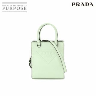 プラダ PRADA  ミニバッグ　ハンドバッグ　モスグリーン　レディース