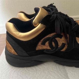 シャネル(CHANEL)のCHANEL シャネル メンズスニーカー 41サイズ(スニーカー)