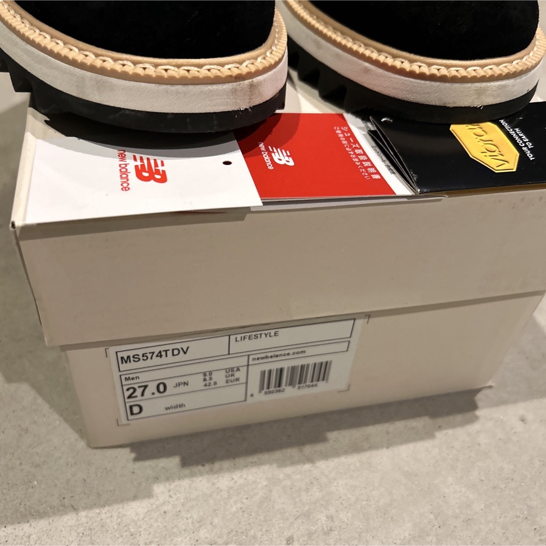 2回着 NEW BALANCE MS574TDV 27cm NB TOKYO