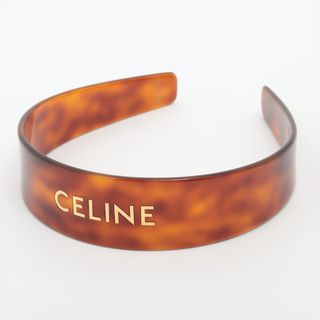 セリーヌ CELINE サークル ビジュー バングル ブレスレット シルバー