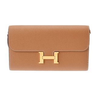 エルメス(Hermes)のエルメス  コンスタンス ロングウォレット トゥーゴー 長財布 ゴールド(財布)