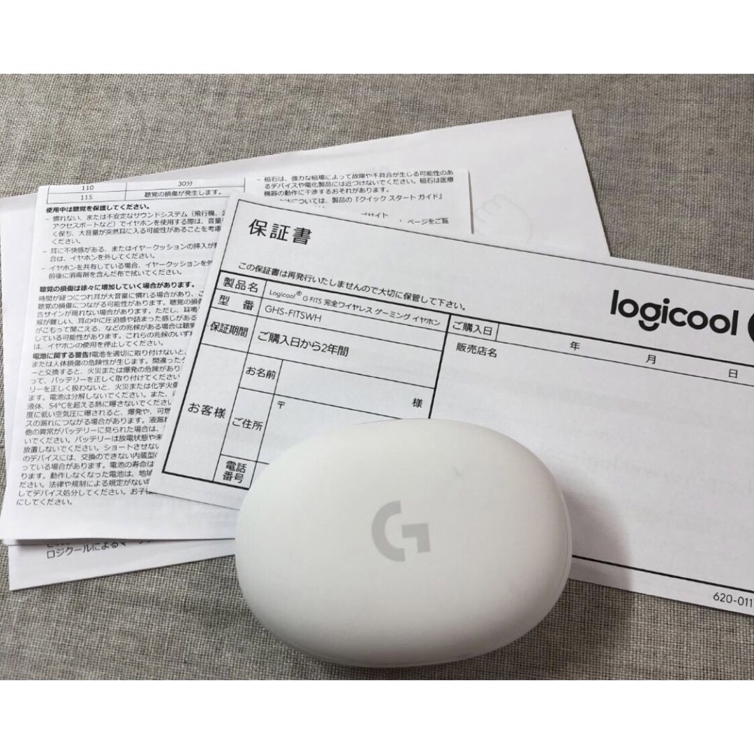 Logicool(ロジクール)のLogicool G FITS ワイヤレス ゲーミングイヤホン スマホ/家電/カメラのオーディオ機器(ヘッドフォン/イヤフォン)の商品写真