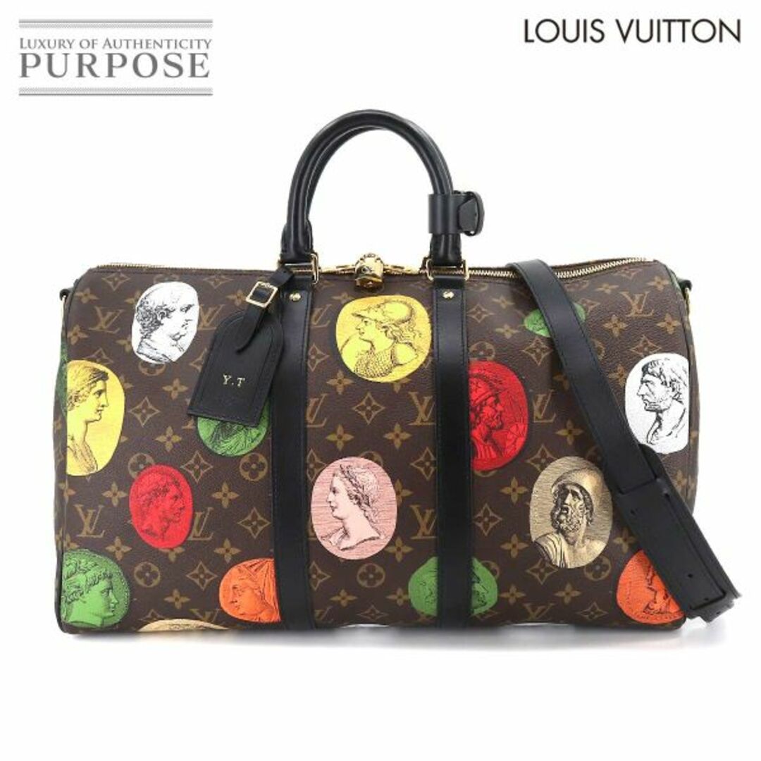 未使用 展示品 ルイ ヴィトン LOUIS VUITTON フォルナセッティ モノグラムカメオ キーポル バンドリエール 45 ボストン ショルダー バッグ M59261 VLP 90197984