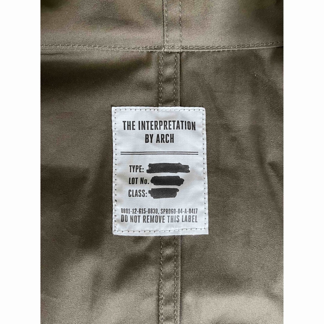 ANATOMICA(アナトミカ)の【廃盤】ARCH、M-1948 PARKA(ベンタイル) メンズのジャケット/アウター(モッズコート)の商品写真