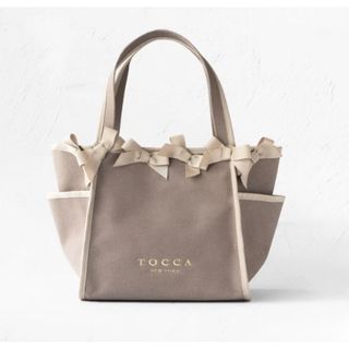 トッカ(TOCCA)のTOCCAトッカOCTUPLE RIBBON TOTE M トートバッグLG(トートバッグ)