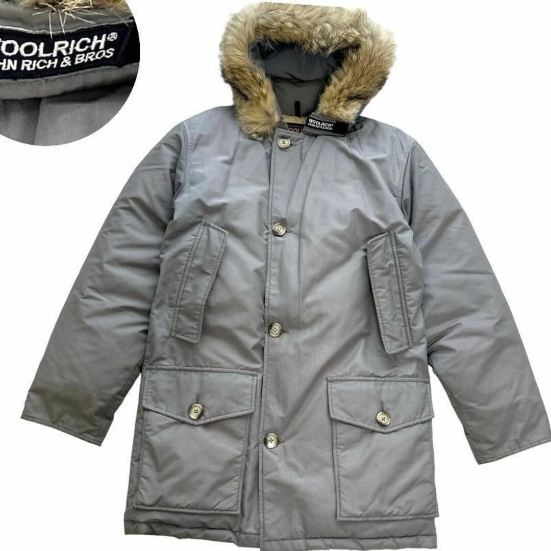 WOOLRICH(ウールリッチ)のWOOLRICH ARCTIC PARKA グレー 60/40 クロスアメリカ製 メンズのジャケット/アウター(ダウンジャケット)の商品写真