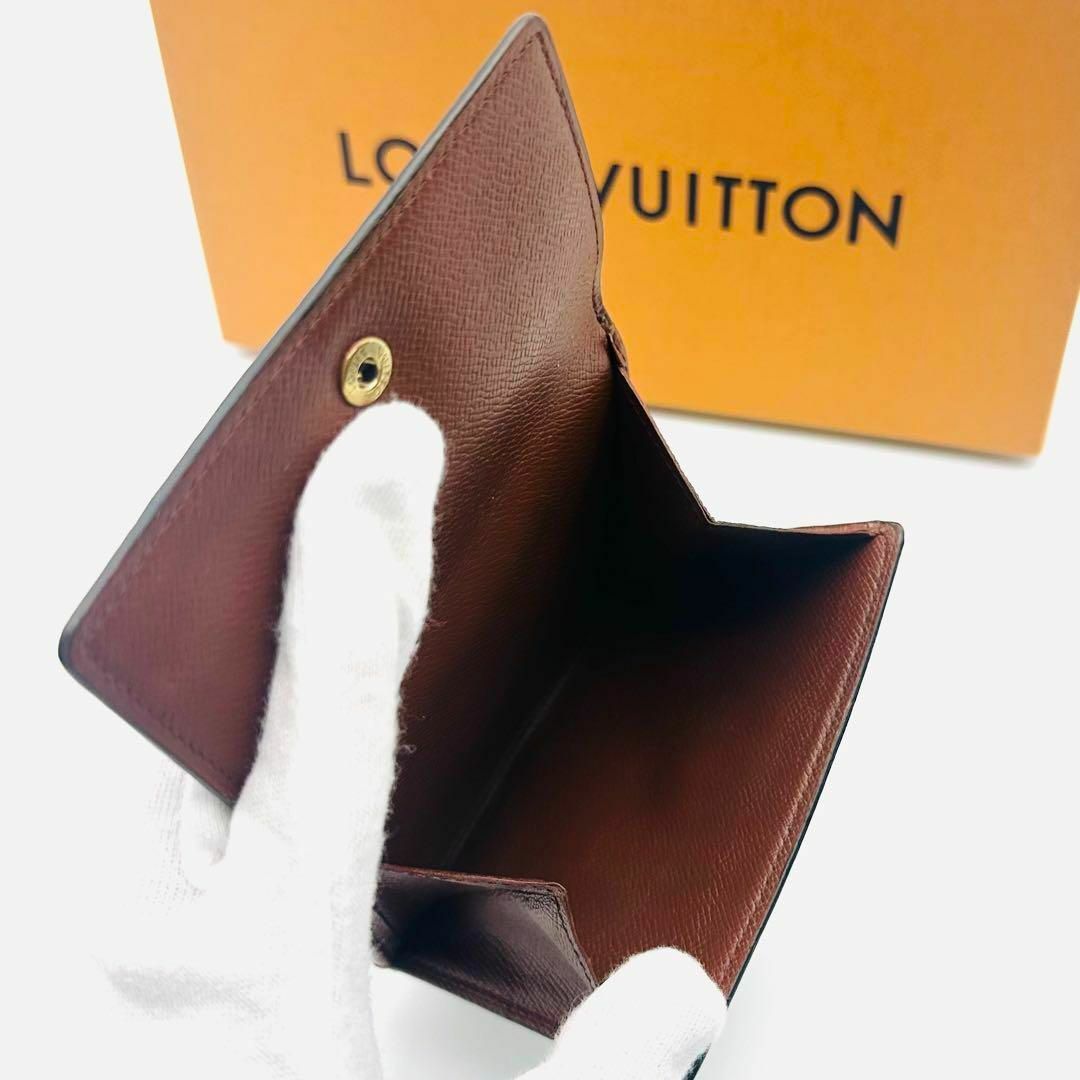 LOUIS VUITTON - ヴィトン モノグラム Wホック財布 ポルトモネ ビエ ...