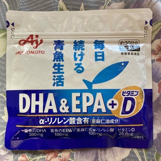 アジノモト(味の素)のDHA＆EPA＋ビタミンD 120粒 30日分(ビタミン)
