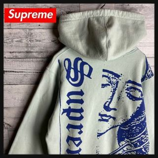Supreme - 【希少カラー】シュプリーム☆ビッグロゴ入りパーカー 即