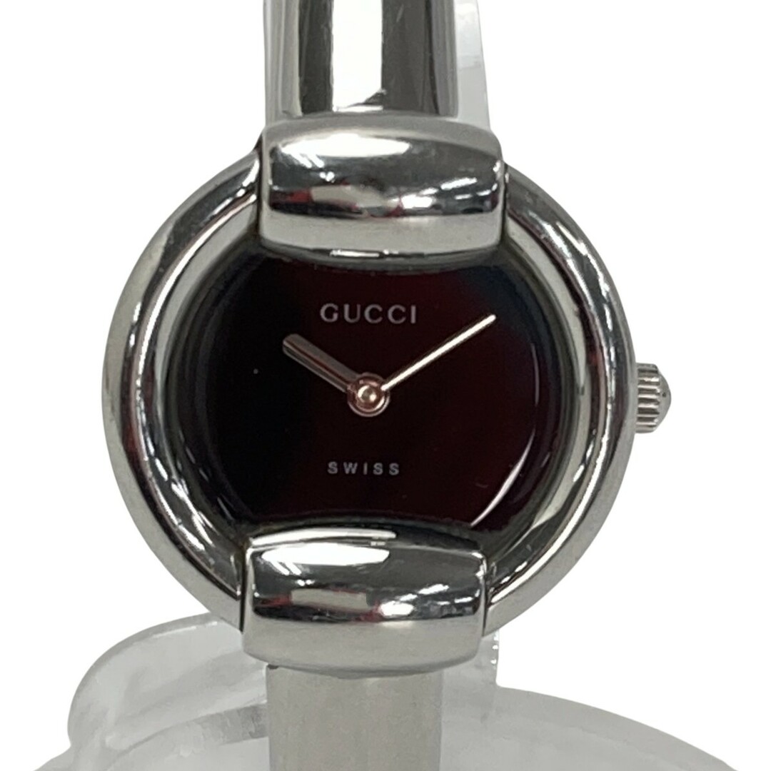 Gucci - GUCCI グッチ バングルウォッチ 1400L ブラック クォーツ ...