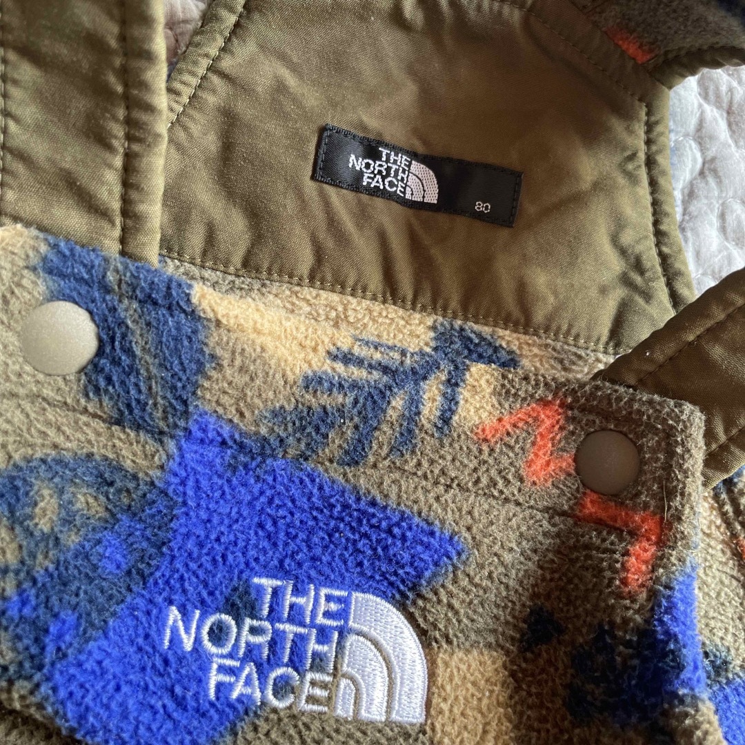 THE NORTH FACE(ザノースフェイス)の【THE NORTH FACE】オーバーオール　サイズ80 キッズ/ベビー/マタニティのベビー服(~85cm)(カバーオール)の商品写真