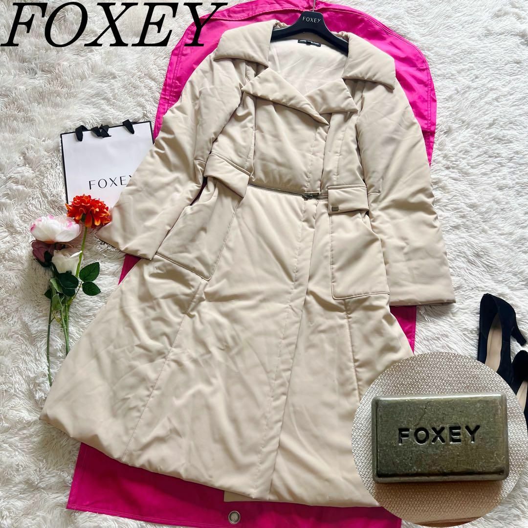 FOXEY NEW YORK - 【美品】FOXEY NEW YORK 2wayロングダウンコート