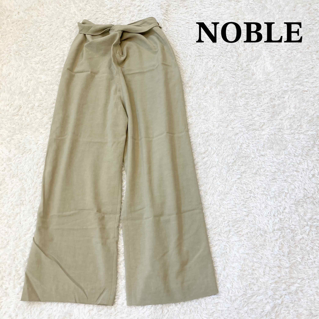 ノーブル　noble  フロントクロス　ワイドパンツ