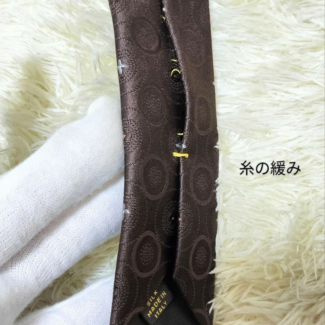 LOUIS VUITTON(ルイヴィトン)のフォロー割ルイヴィトン ネクタイ シルク100%光沢ロゴ vuitton メンズのファッション小物(ネクタイ)の商品写真