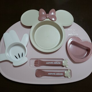 ディズニー(Disney)のミニーちゃん　食器　ディズニー(プレート/茶碗)