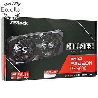 ASRock製グラボ Radeon RX 6600 Challenger D 8GB PCIExp 8GB 元箱あり