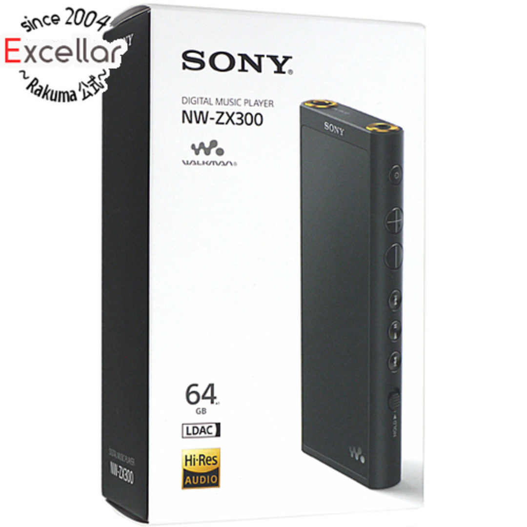 SONY - SONY ウォークマン ZXシリーズ NW-ZX300(B) ブラック/64GB 元箱