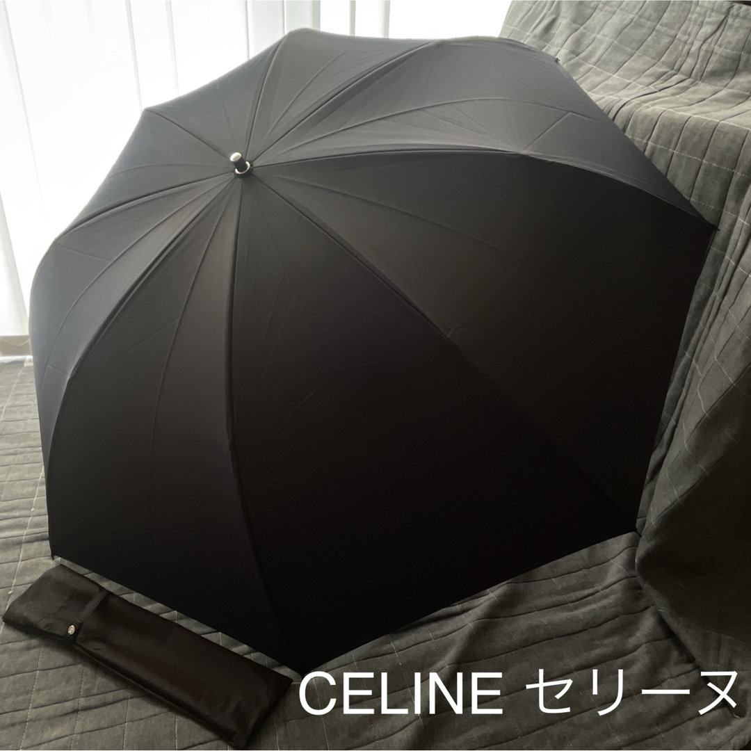 CELINE セリーヌ 折り畳み傘 傘 トリオンフ マカダム ロゴ