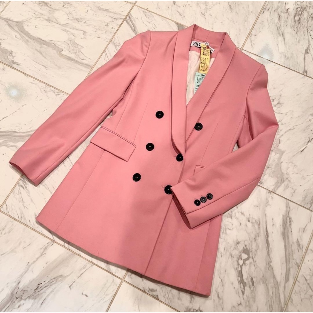 ZARA Pink テーラードジャケット