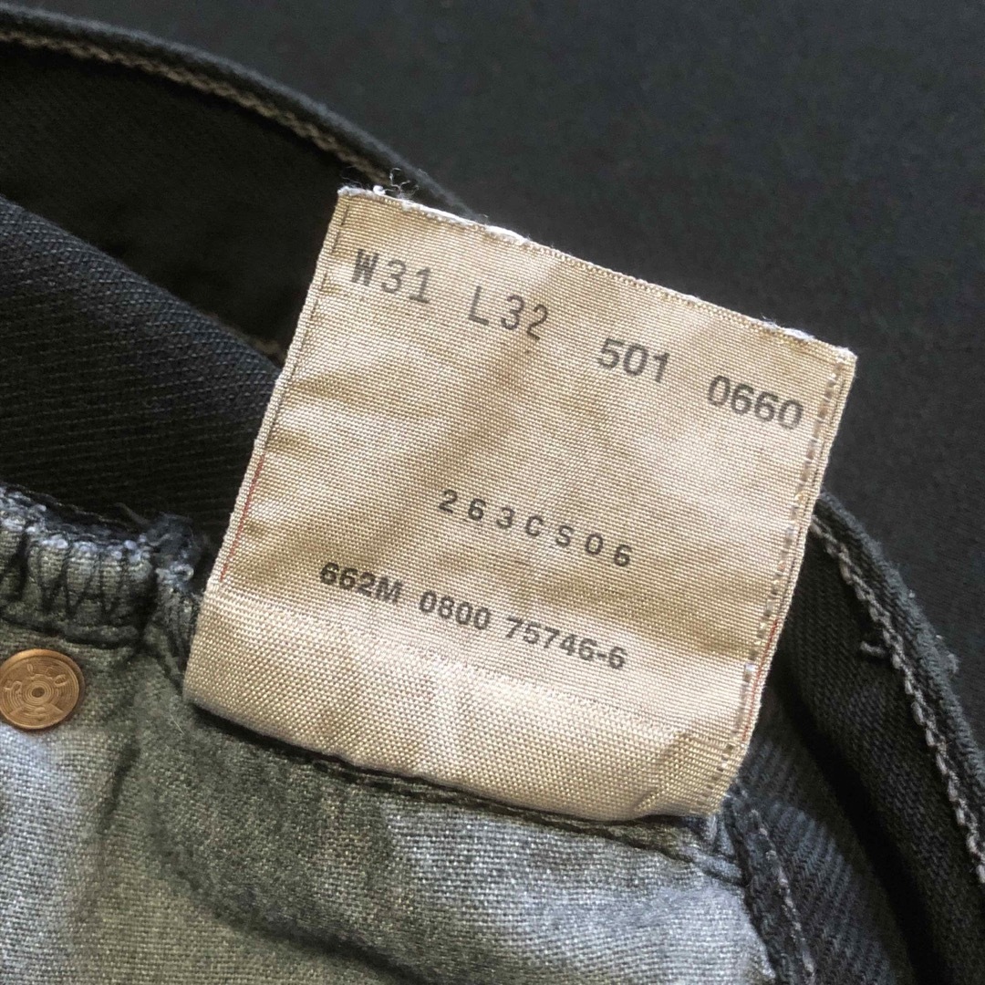 Levi's - 00s Levis 501-0660 black denim ブラックマジックの Levi's - 00s Levis 501-0660 black denim ブラックマジックの