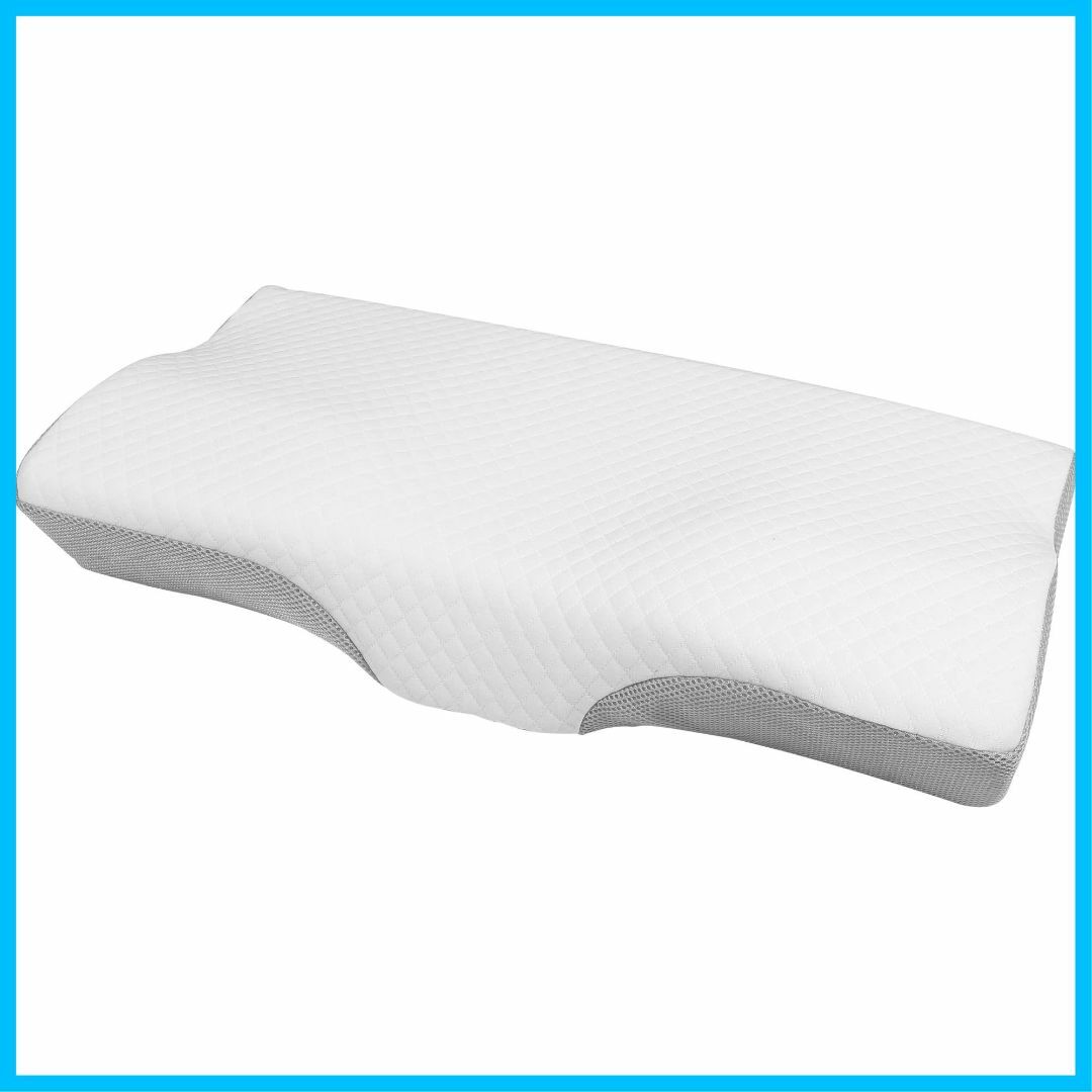 【色:白、灰】VOCOSTE 枕 まくら 低反発 ストレートネック 枕头 首と肩