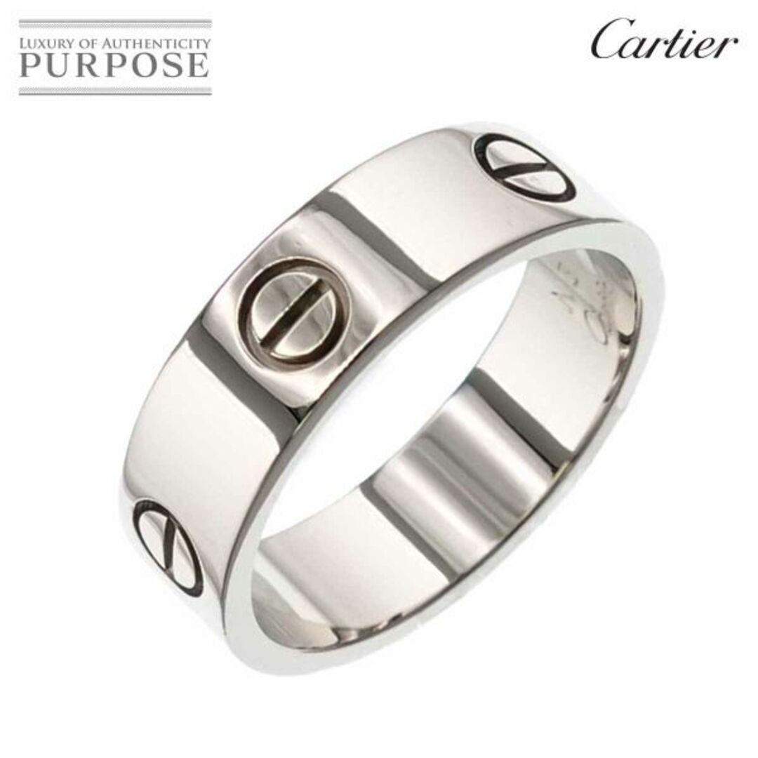 カルティエ Cartier ラブ #59 リング K18 WG ホワイトゴールド 750 指輪 VLP 90202002