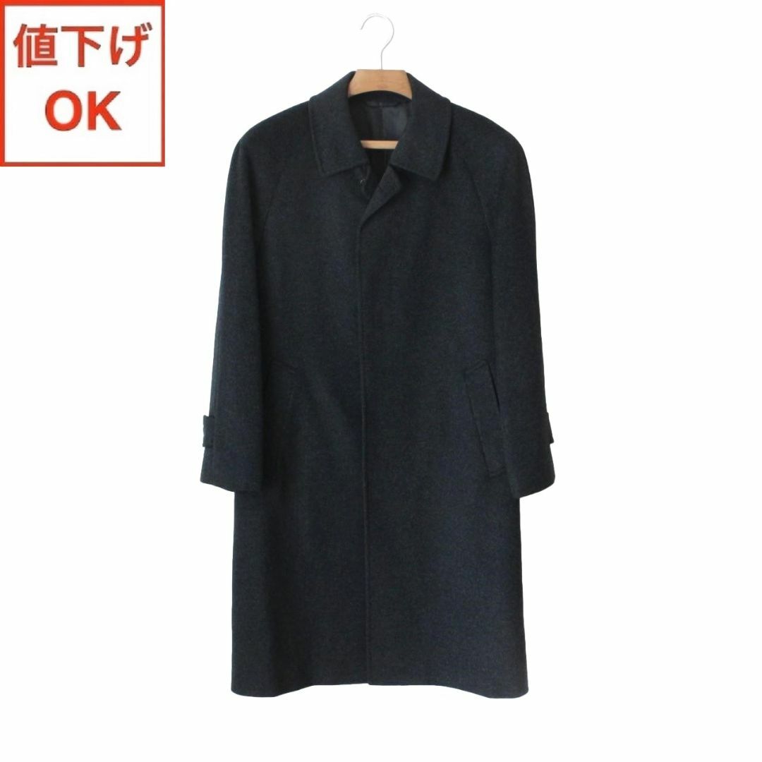 29【美品】カシミヤコート A3 A4 メンズ S カシミヤ100％ 通勤 通学