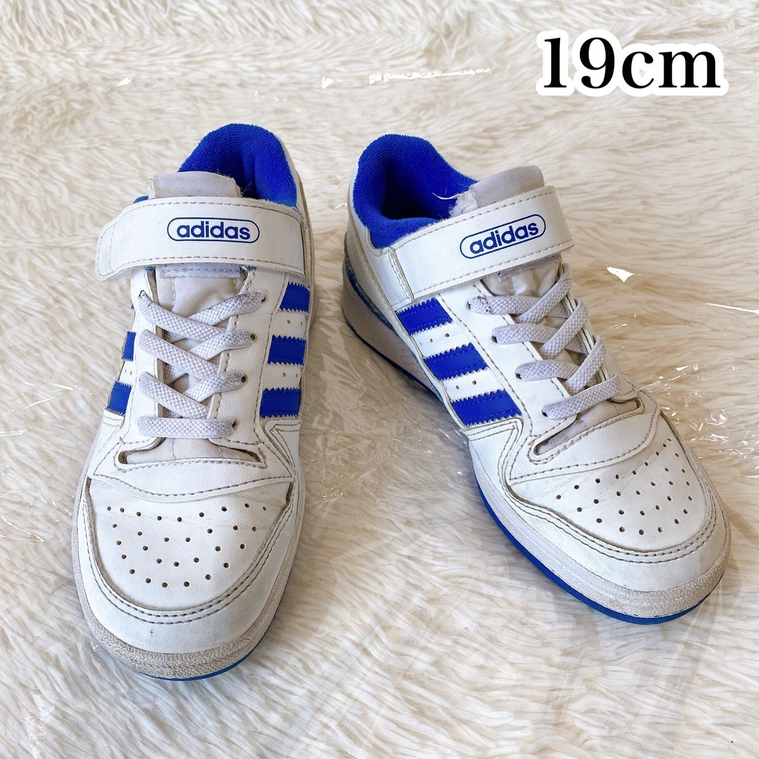 adidas FORUM LOW 子供スニーカー　19cm フォーラム | フリマアプリ ラクマ