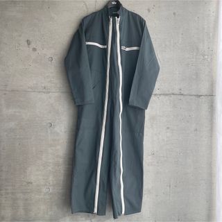 リックオウエンス(Rick Owens)のレアアイテム ダブルジップ ミリタリー フライトスーツ ジャンプスーツ (ワークパンツ/カーゴパンツ)