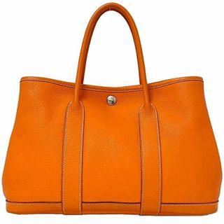 新品 エルメス ネクタイ オレンジ 袋付き Hermes 正規品 本物 みかん色