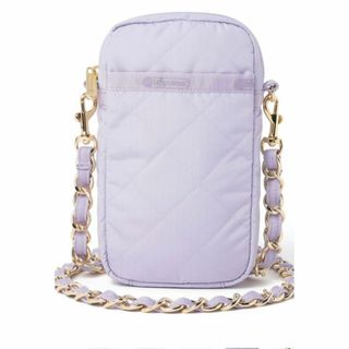 レスポートサック(LeSportsac)の未開封新品◆レスポCHAIN MINI PHONE CRSBDYヒヤシンスキルト(ボディバッグ/ウエストポーチ)