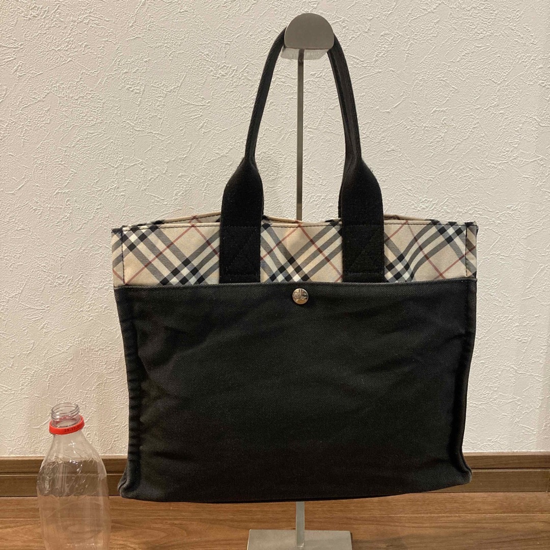 Burberry バーバリー デニム キャンパス トートバッグ A4ピッタリ | フリマアプリ ラクマ