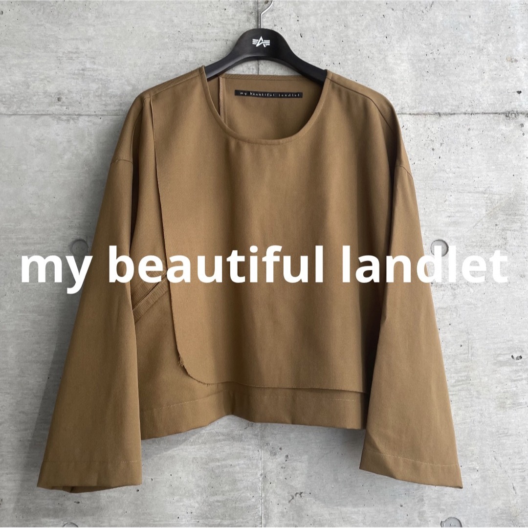 my beautiful landlet  アシンメトリー レイヤード トップスメンズ